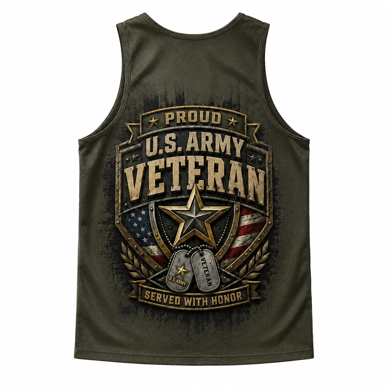 Veteran Running Tank Top - U.S. Army Veteran Tech Running Singlet