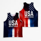 USA Colors Tech Running Tank Top