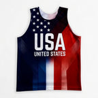 USA Colors Tech Running Tank Top