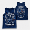 Veteran Running Tank Top - Air Force Veteran Tech Running Singlet
