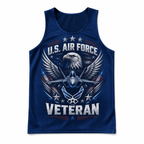 Veteran Running Tank Top - Air Force Veteran Tech Running Singlet