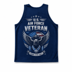 Veteran Running Tank Top - Air Force Veteran Tech Running Singlet