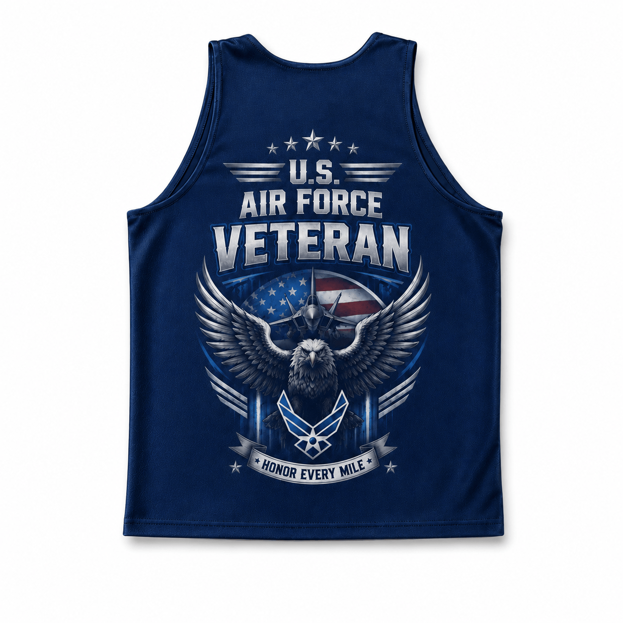 Veteran Running Tank Top - Air Force Veteran Tech Running Singlet