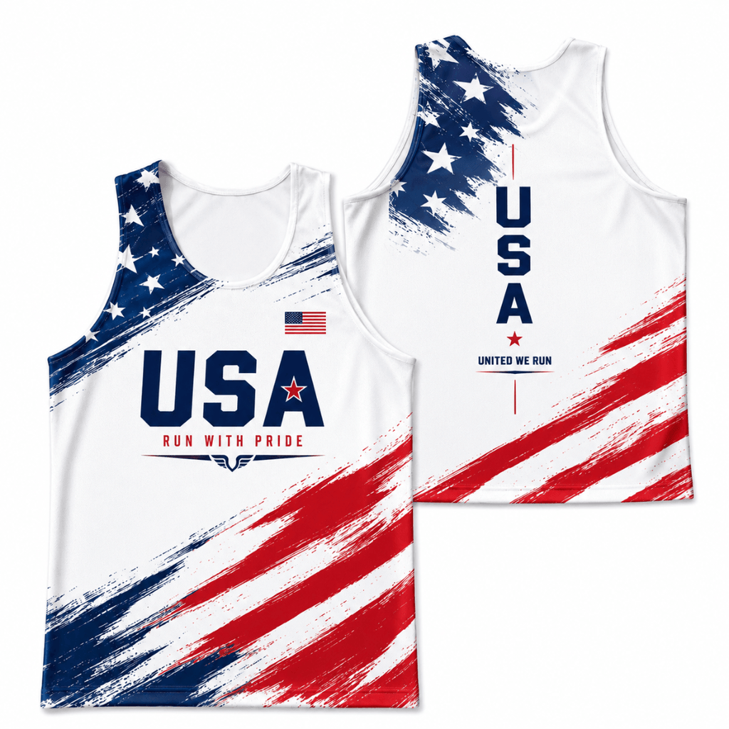 USA Freedom Tech Running Tank Top