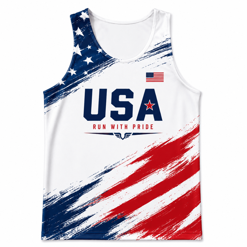 USA Freedom Tech Running Tank Top