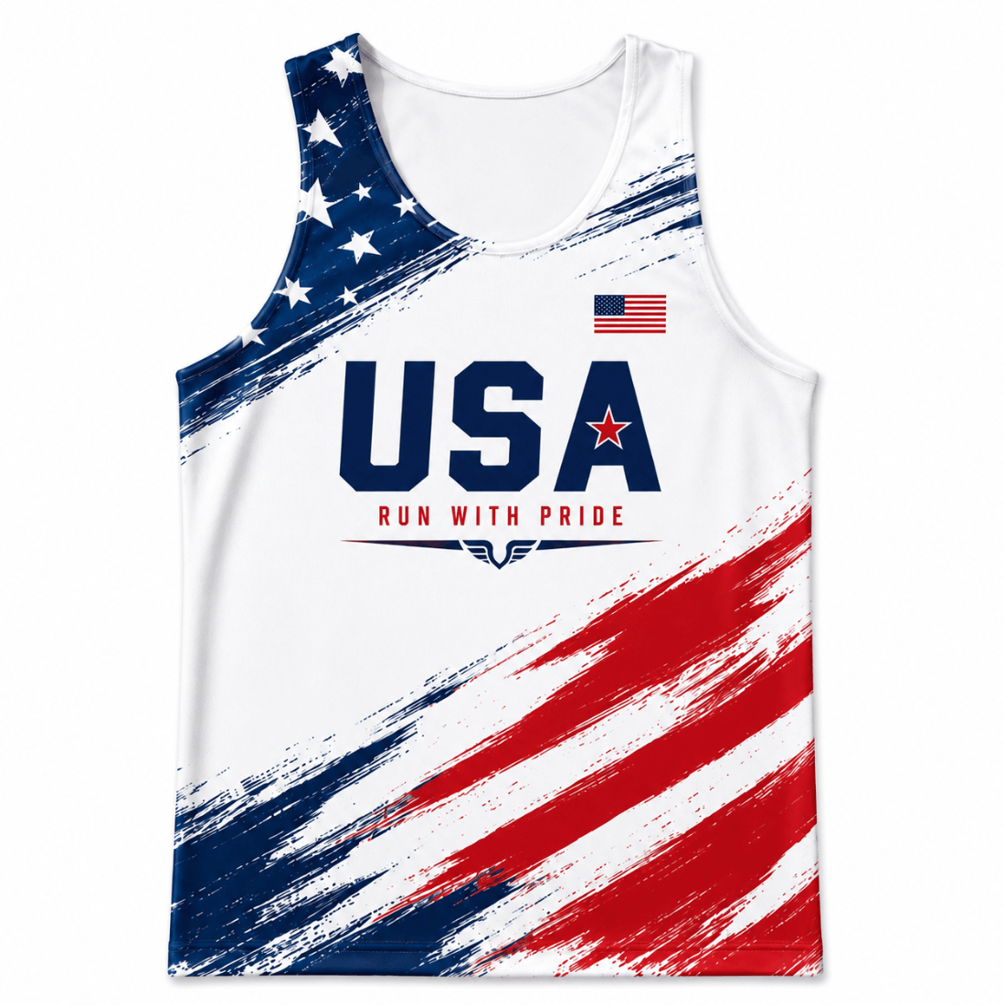 USA Freedom Tech Running Tank Top