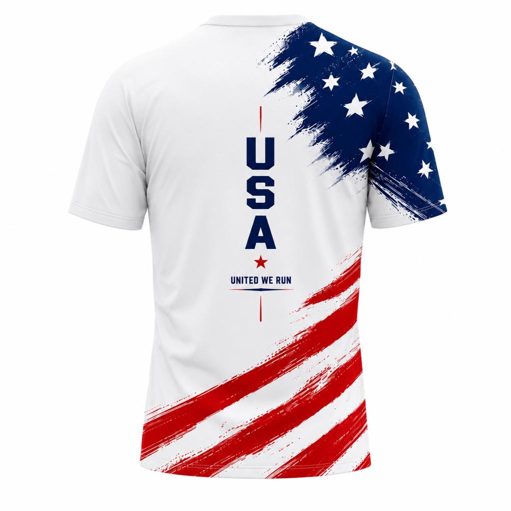 USA Freedom Tech Running T-Shirt