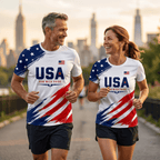 USA Freedom Tech Running T-Shirt