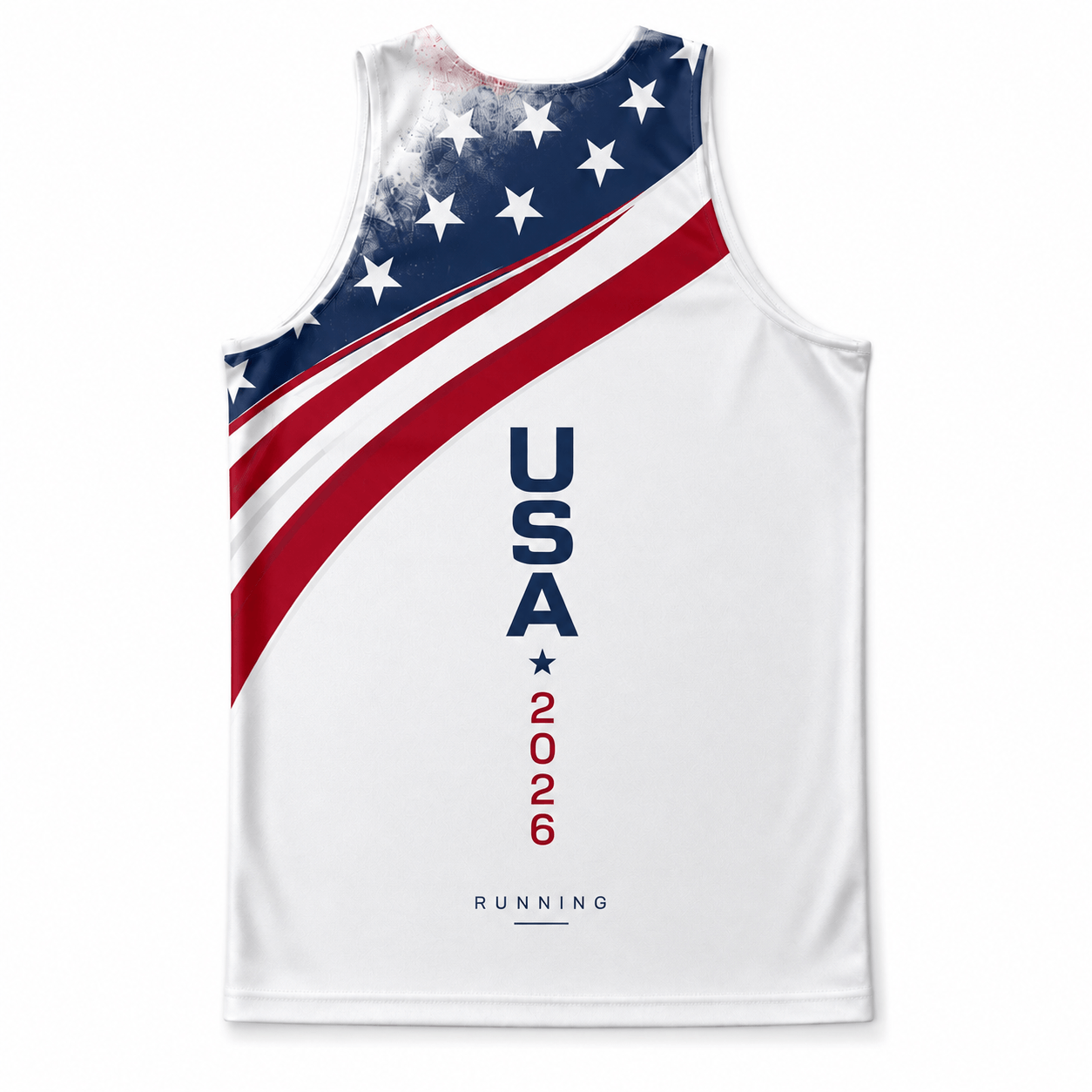 USA Running Tank Top 2026 American Flag Running Singlet for Men and Women