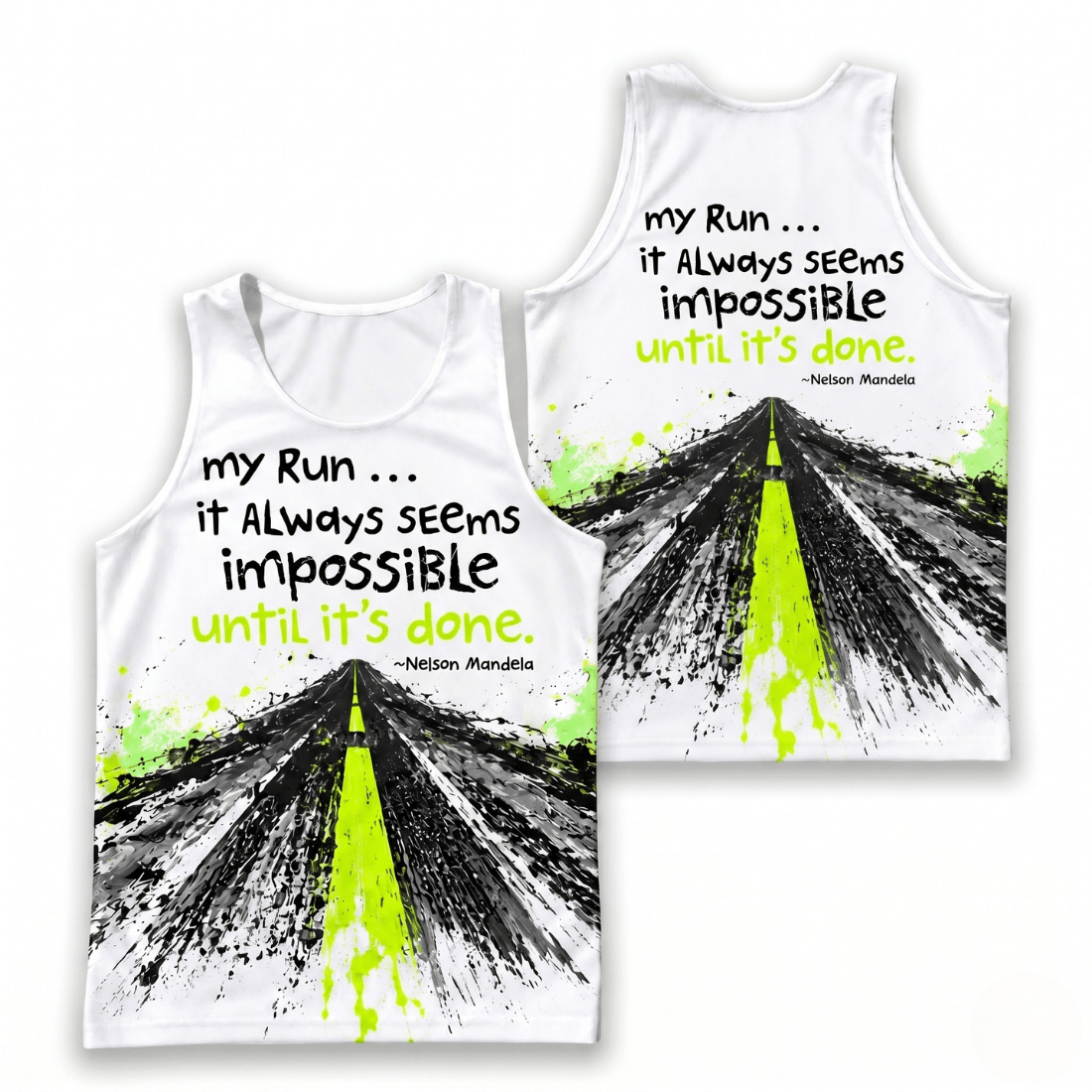 Until It's Done Tech Running Tank Top