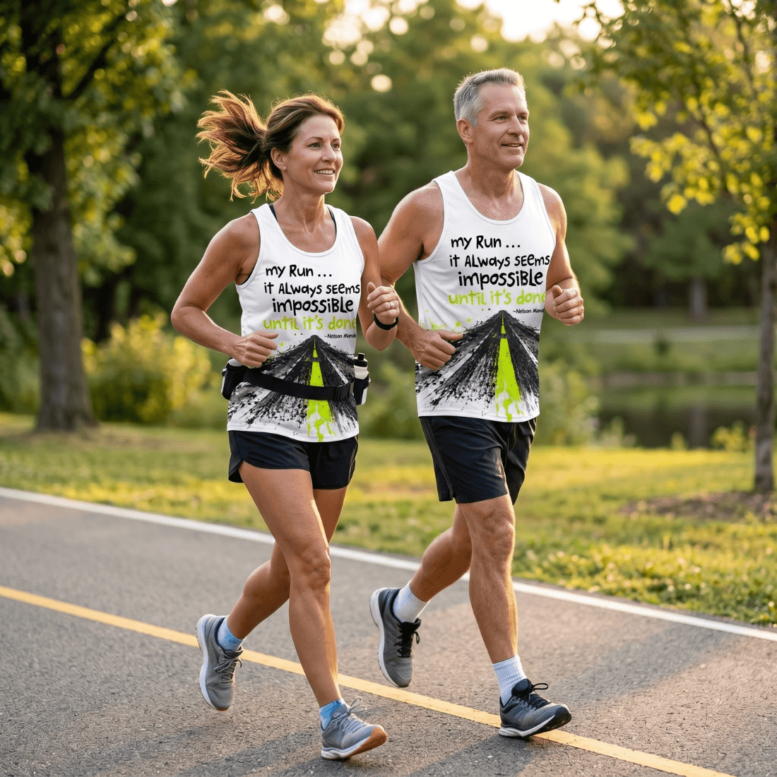 Until It's Done Tech Running Tank Top