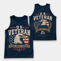 Veteran Running Tank Top - Veteran Eagle Tech Running Singlet