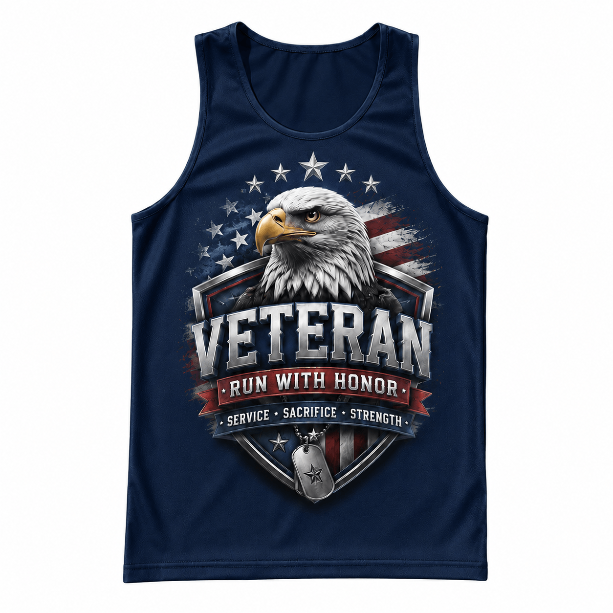 Veteran Running Tank Top - Veteran Tech Running Singlet