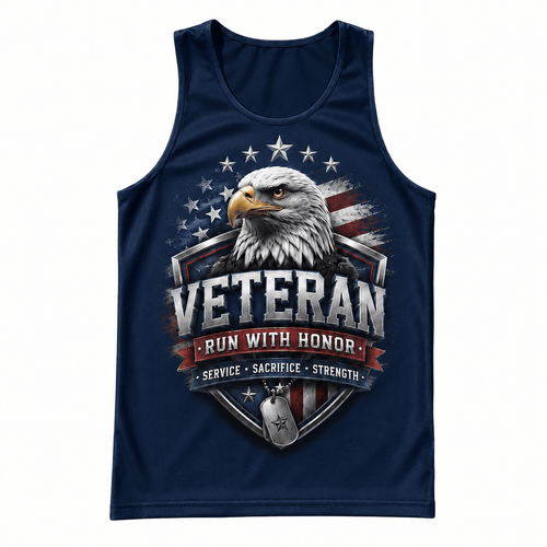 Veteran Running Tank Top - Veteran Tech Running Singlet