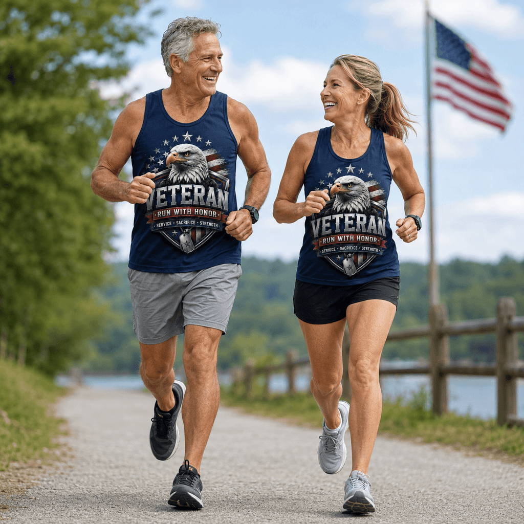 Veteran Running Tank Top - Veteran Tech Running Singlet