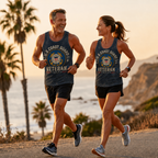 Veteran Running Tank Top - US Coast Guard Veteran V2 Tech Singlet