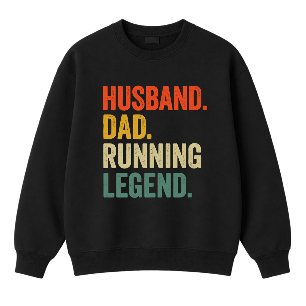 Husband Dad Running Legend T-shirt