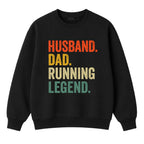 Husband Dad Running Legend T-shirt