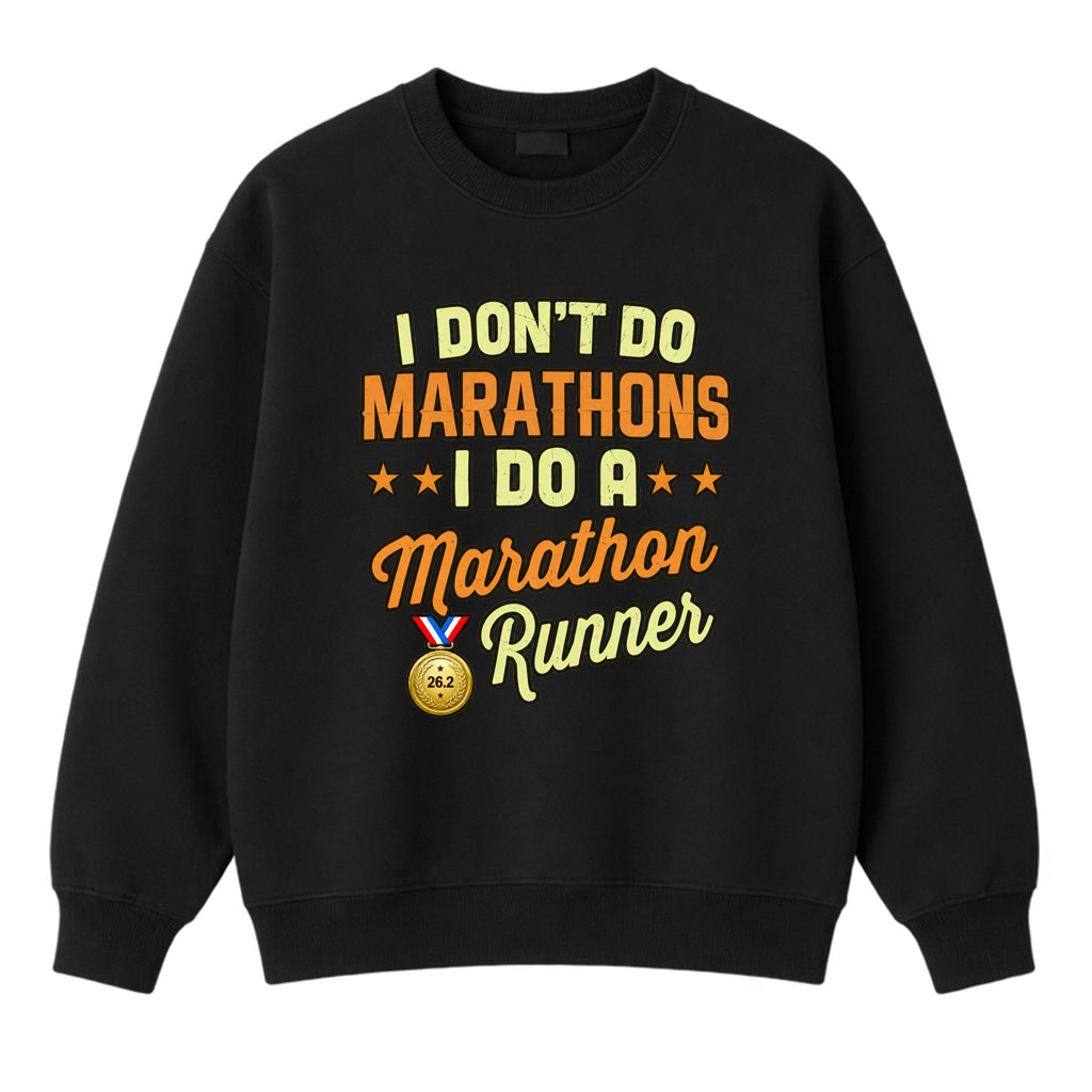 I do a marathon runner T-shirt