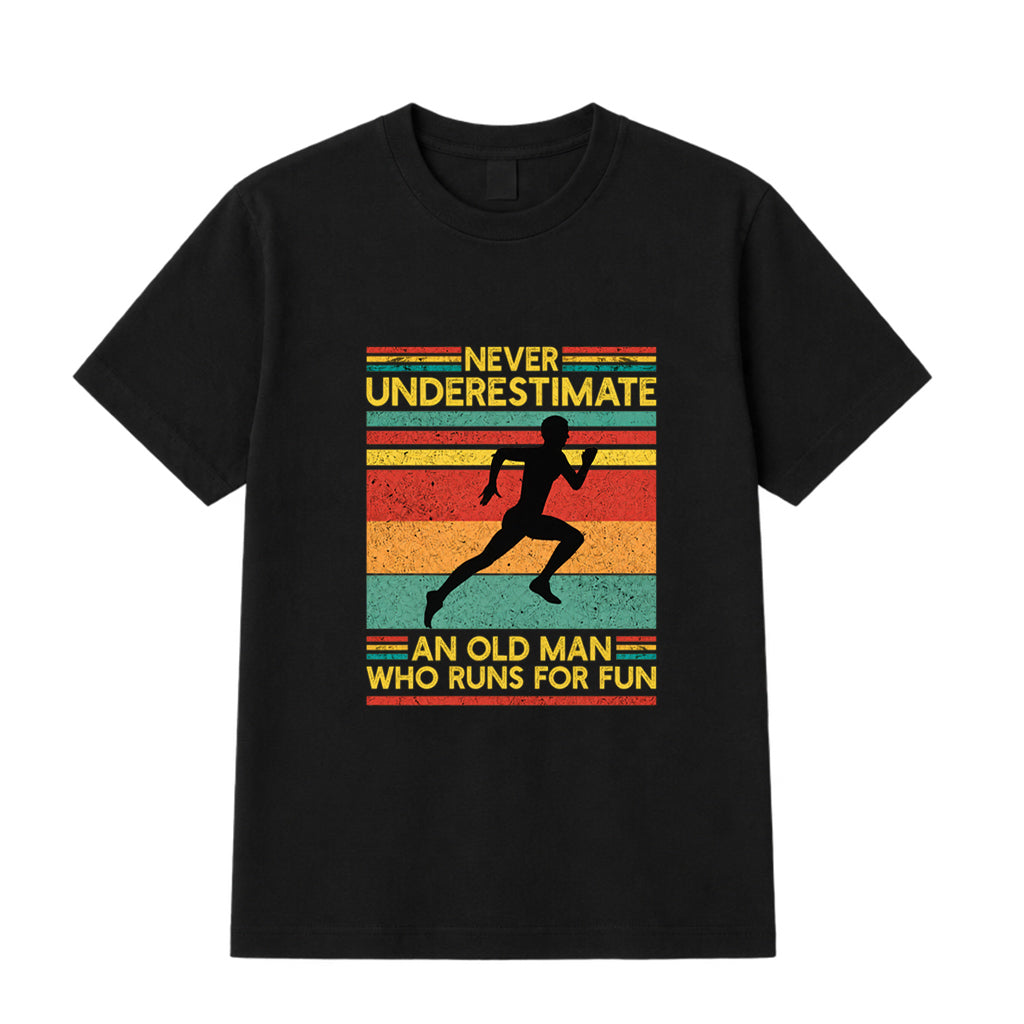 Old Man Runs For Fun T-shirt